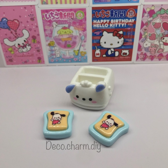 Sanrio Kawaii Pochacco Toaster Charm - Picture 2 of 2